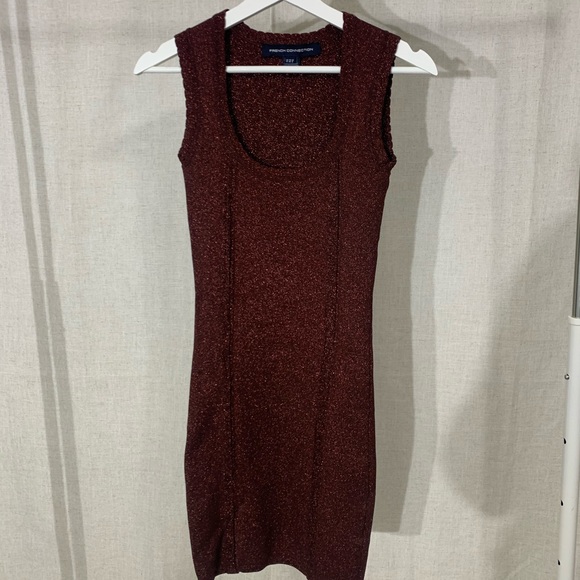 FRENCH CONNECTION Dani Lurex Knits in Bitter Plum - Picture 5 of 8